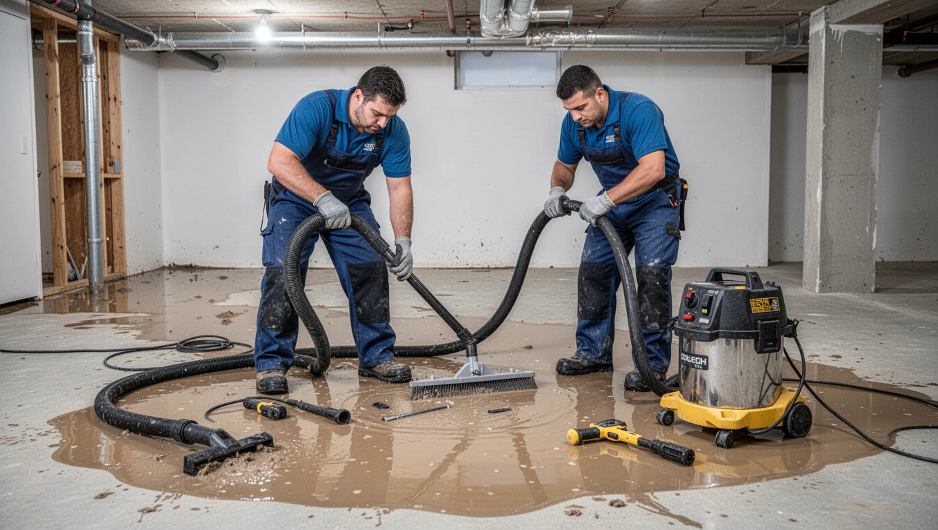 Basement Flood Cleanup